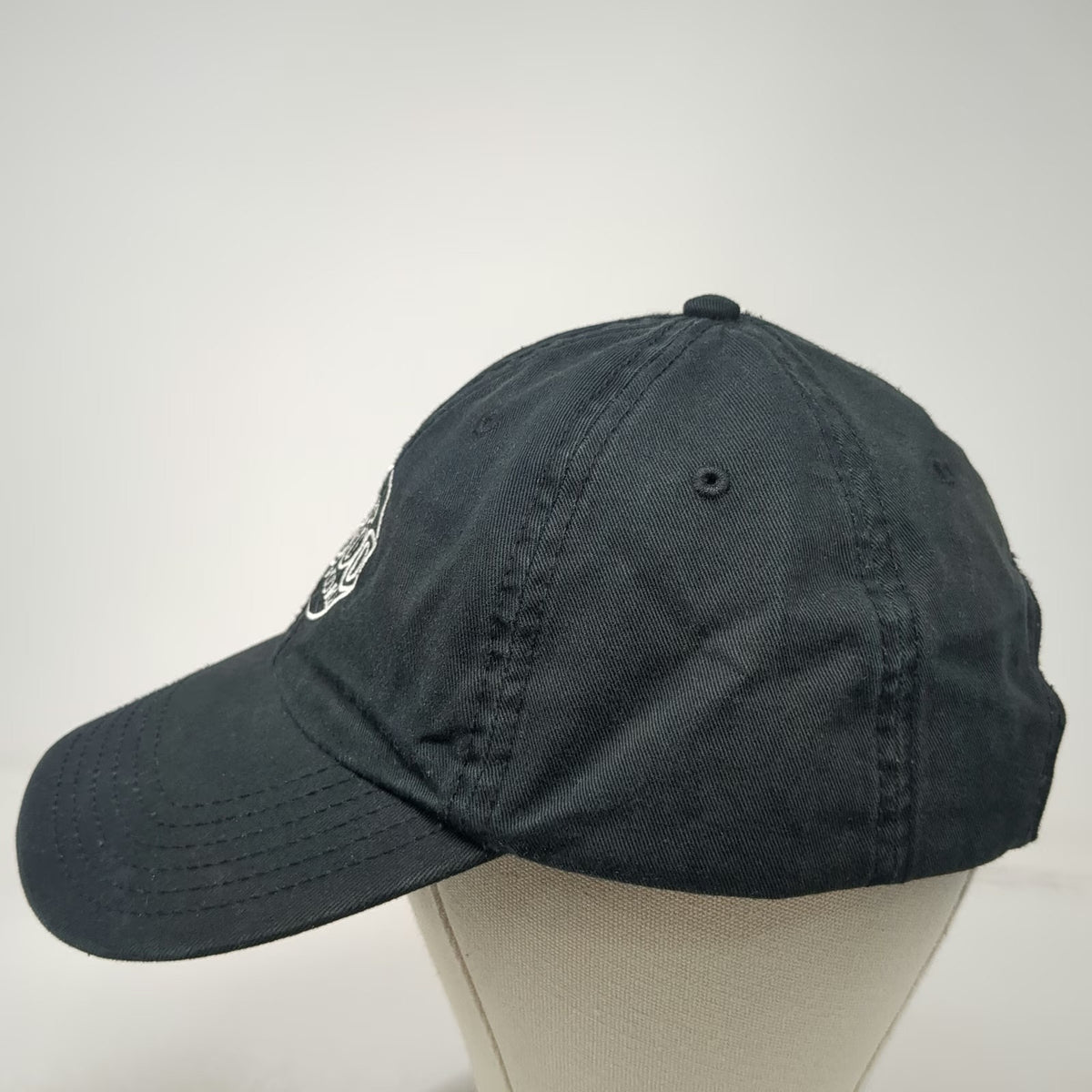 Otto Baseball Cap Black One Size 360 Vodka Embroidered Logo Slideback Hat