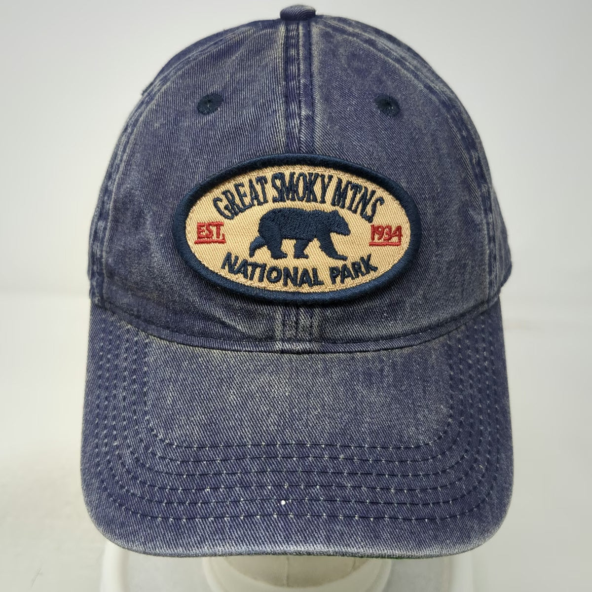 Legacy Snapback Hat Blue One Size Great Smoky Mountains National Park Bear