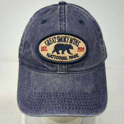 Legacy Snapback Hat Blue One Size Great Smoky Mountains National Park Bear