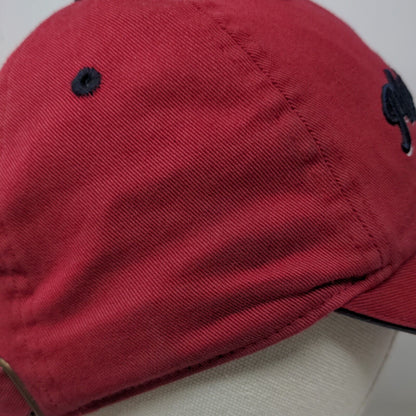 Players Club Slideback Hat One Size Red Embroidered Classic Cut Ahead Vintage