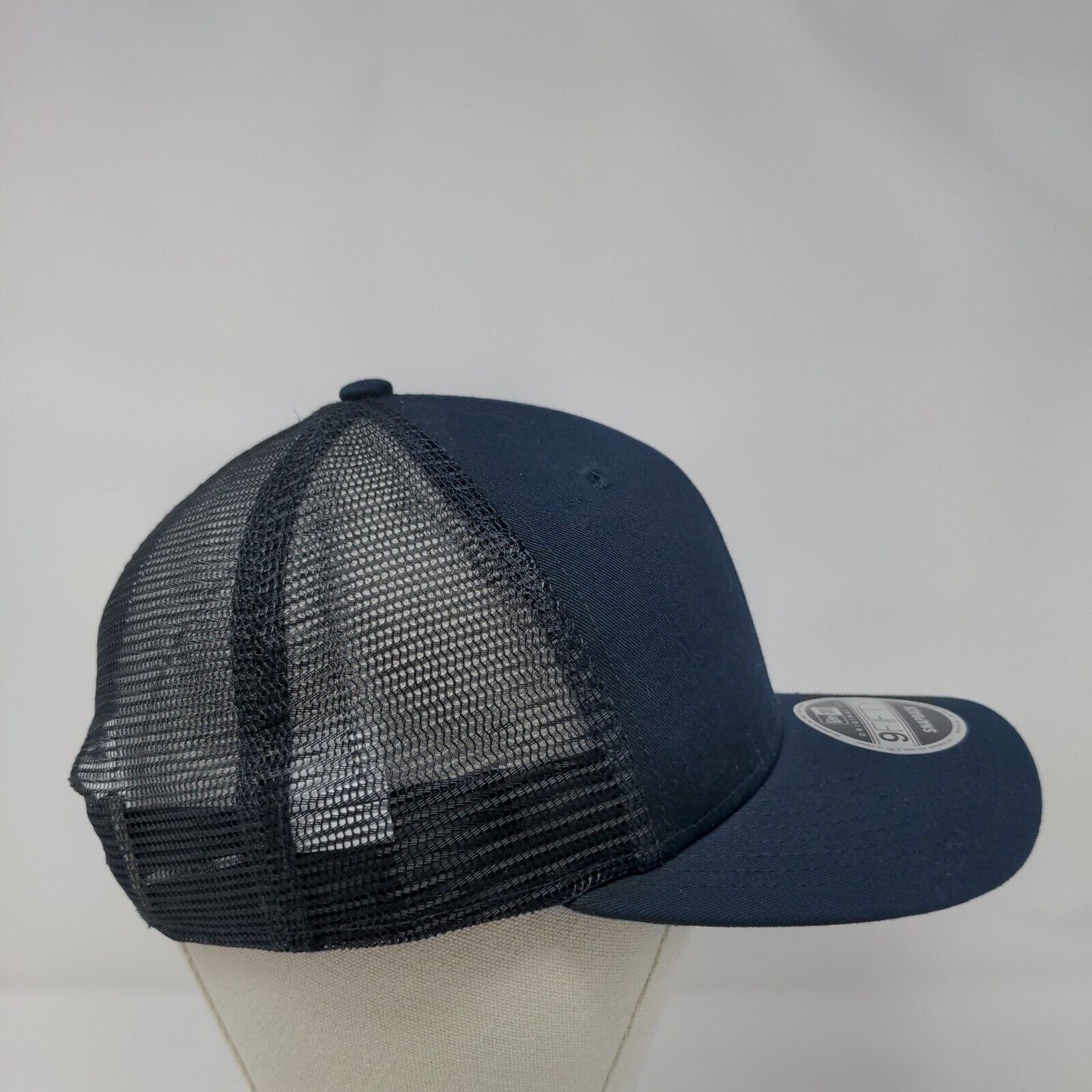 New Era Snapback Trucker Hat Blue OSFM Original Fit 9Fifty Mesh Back 6 Panel