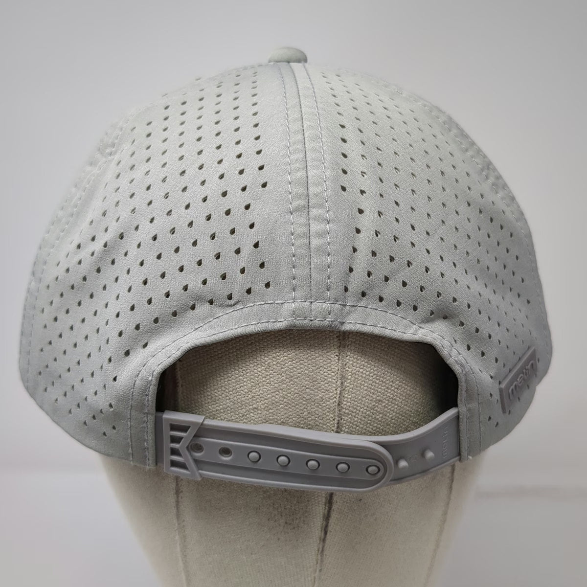 Melin Coronado Hydro Trucker Hat Gray L Snapback Rope Perforated Performance