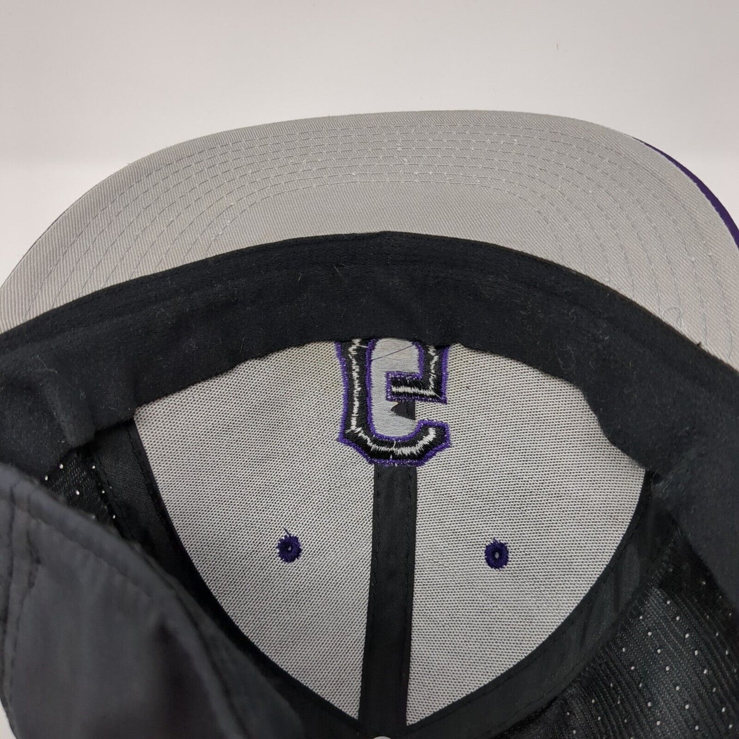 G Fitted Hat Multicolor Large Embroidered Vented Holes 6 Panel The Game Pro