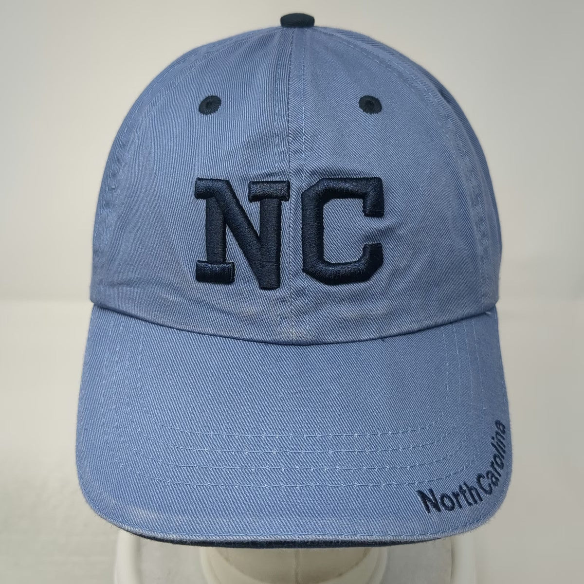 Fahrenheit Baseball Cap Blue One Size Embroidered NC North Carolina Logo Hat