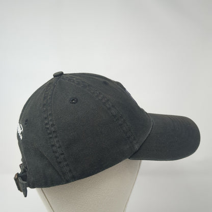 Ghost Boy Co. Slideback Hat Black One Size Adjustable Embroidered