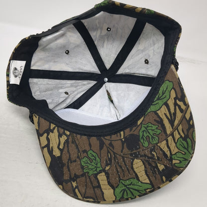 Cobra Caps 5 Panel Brown Camo Engineered Lumber Georgia-Pacific Hat One Size