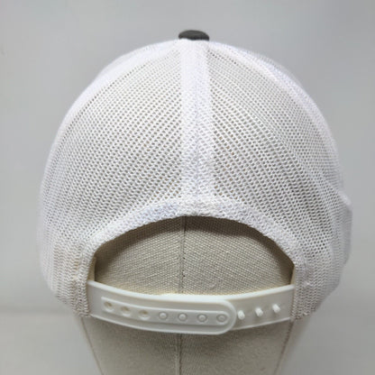 Adams Fly Co. MMXVII Snapback Mesh Back Trucker Hat Gray Colorblock