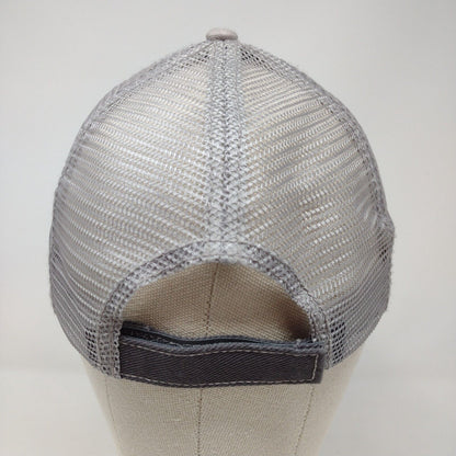 Idaho Sunset Strapback Mesh Back Trucker Hat Gray OSFA Colorblock HG