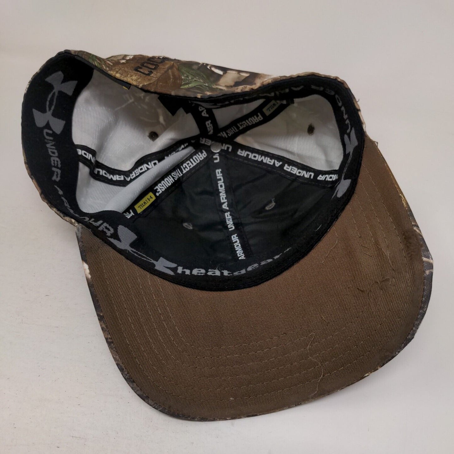 South Carolina Gamecocks Fitted Hat Camo Size L/XL Embroidered Under Armour NCAA