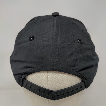 Pizza Hut Snapback Hat Black One Size Adjustable Embroidered Rope Crew Cap