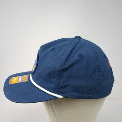 Richardson 5 Panel Blue One Size Rope First Interstate Bank Snapback Golf Hat