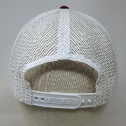 Cap America Trucker Hat Red White One Size Mesh Back Snapback Rehab Authority