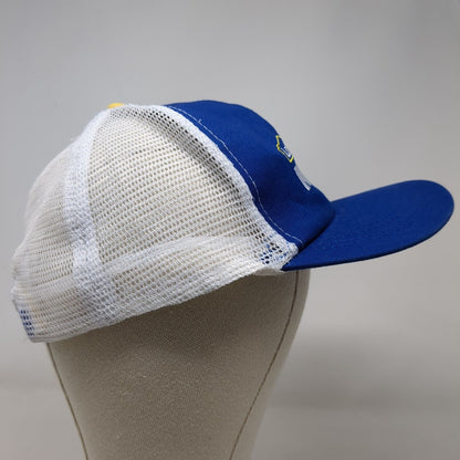 Lowes MVPs Snapback Trucker Hat Blue OSFA Adjustable Embroidered Mesh Back