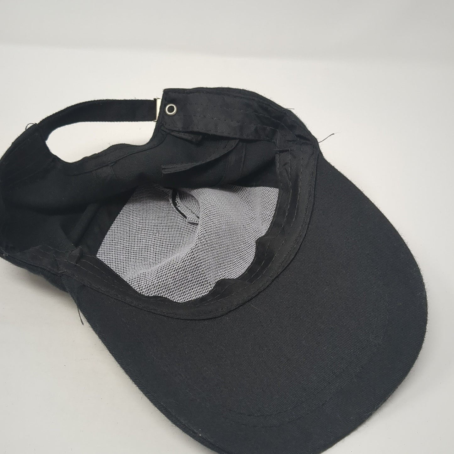 Agricas Slideback Hat Black One Size Adjustable Solid Outdoor Casual