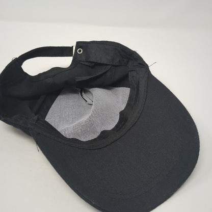 Agricas Slideback Hat Black One Size Adjustable Solid Outdoor Casual