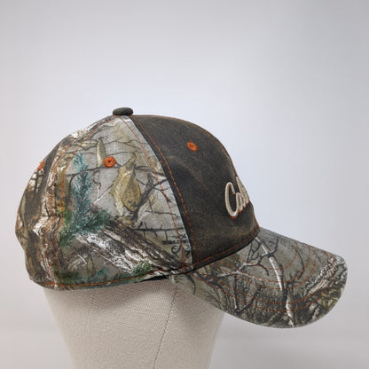 Cabela's Strapback Baseball Cap Multicolor OS Adjustable Camouflage Embroidered