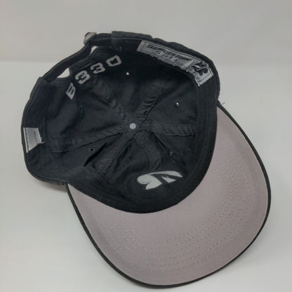 Bridgestone Golf Slideback Hat Black OSFA Adjustable Embroidered Cotton