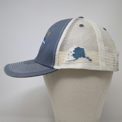 Ouray Regal Air Alaska Seaplane Trucker Hat Blue One Size Snapback Mesh Design