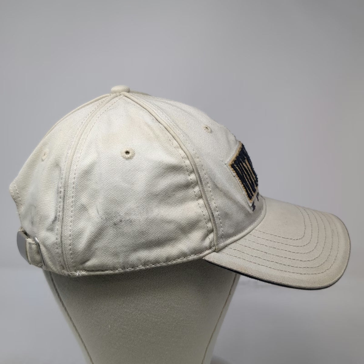 Notre Dame Fighting Irish NCAA Colosseum Cap Beige One Size Slideback Logo Hat