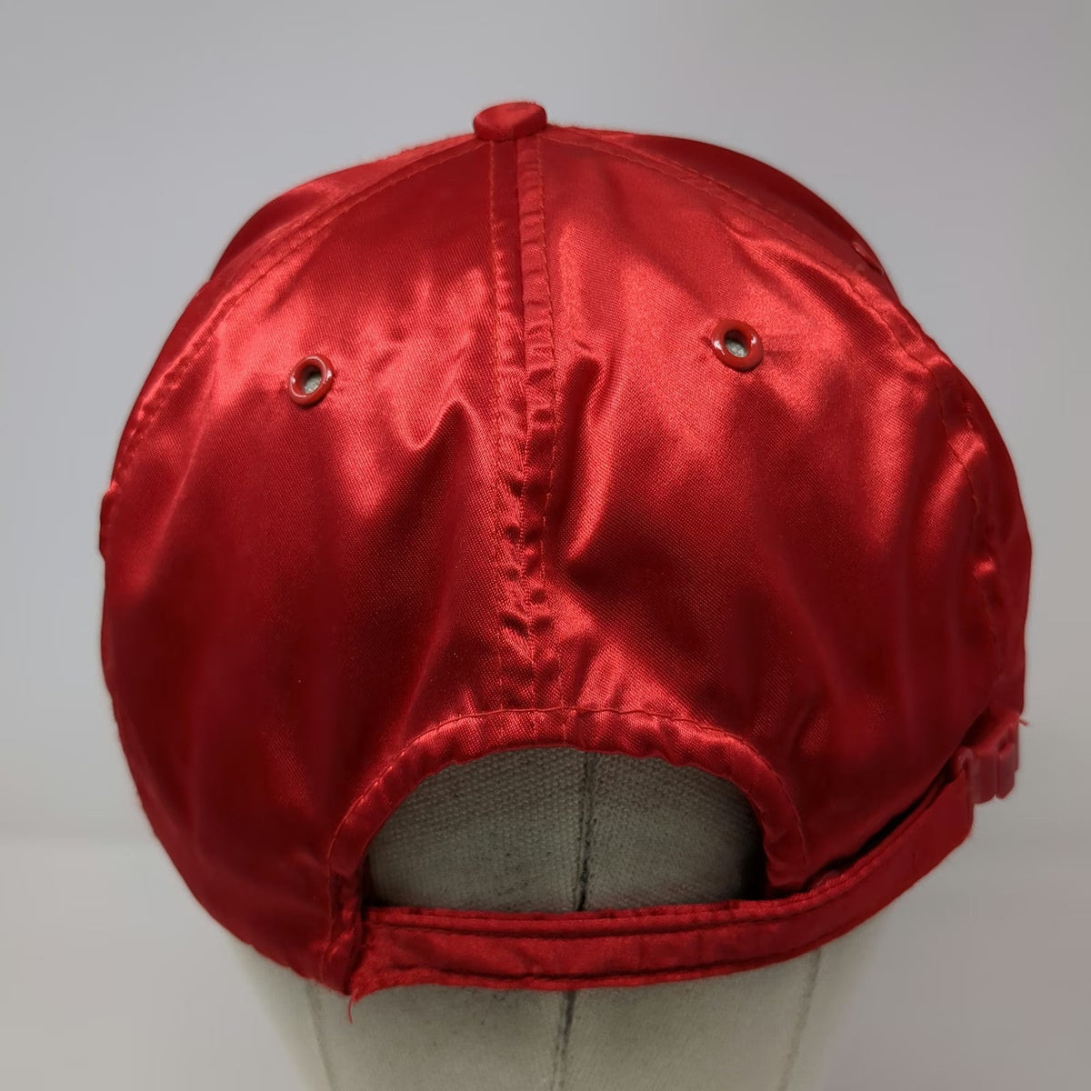 UNLV Hey Reb! Mascot 5 Panel Hat Red One Size Satin Rope Brim Adjustable