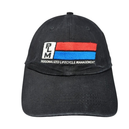Personalized Lifecycle Management Strapback Hat Black OSFA Embroidered