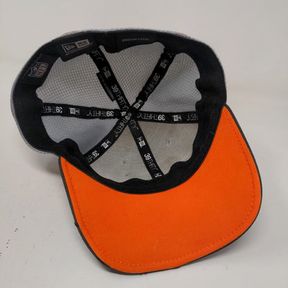 New Era Men's Fitted Hat Gray Size M/L Embroidered Cincinnati Bengals Logo