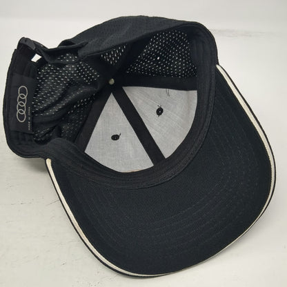 Audi Baseball Cap Black One Size Mesh Back Slideback Automotive Racing Hat