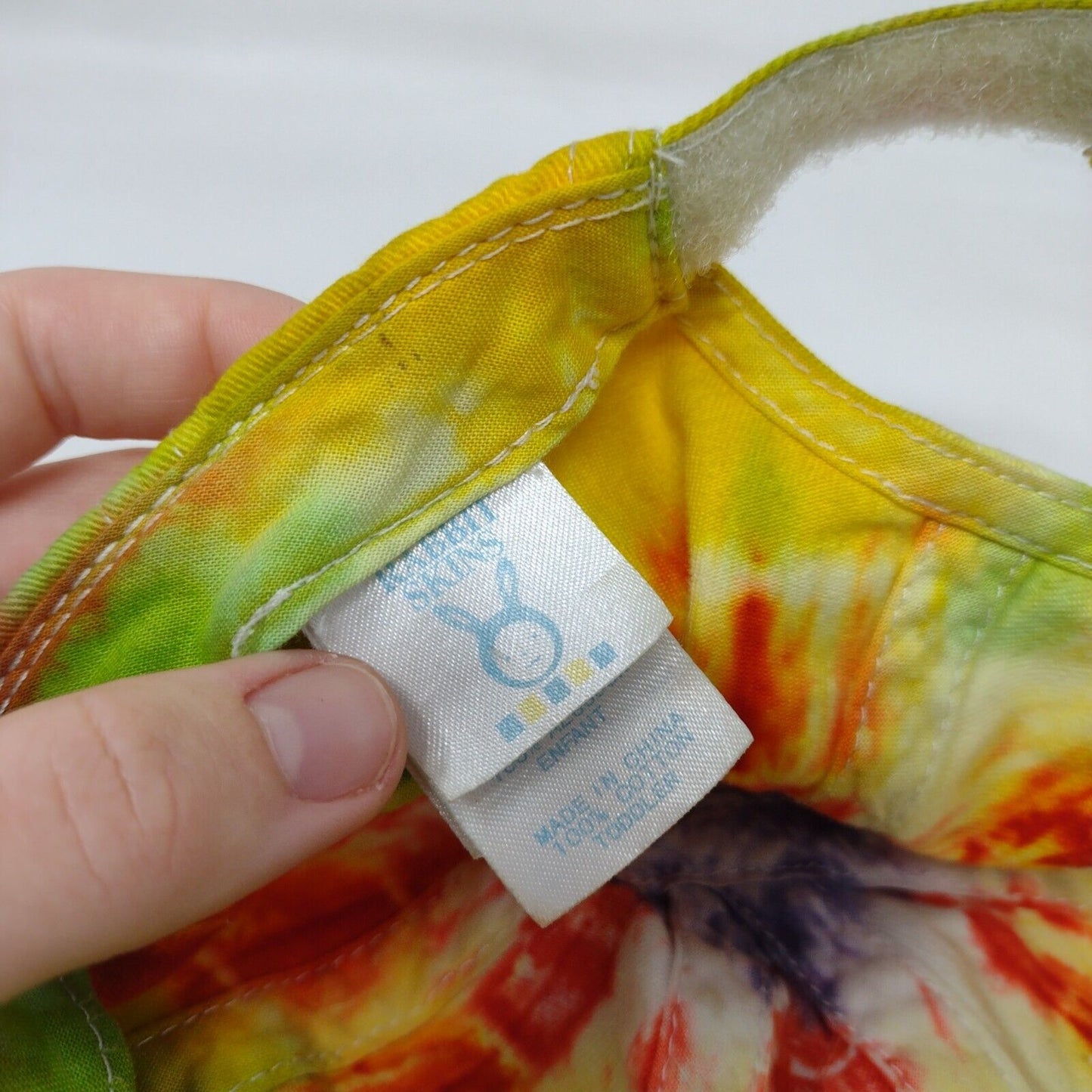 Rabbit Skins Toddler Strapback Hat Multicolor One Size Tie Dye 6 Panel Cotton