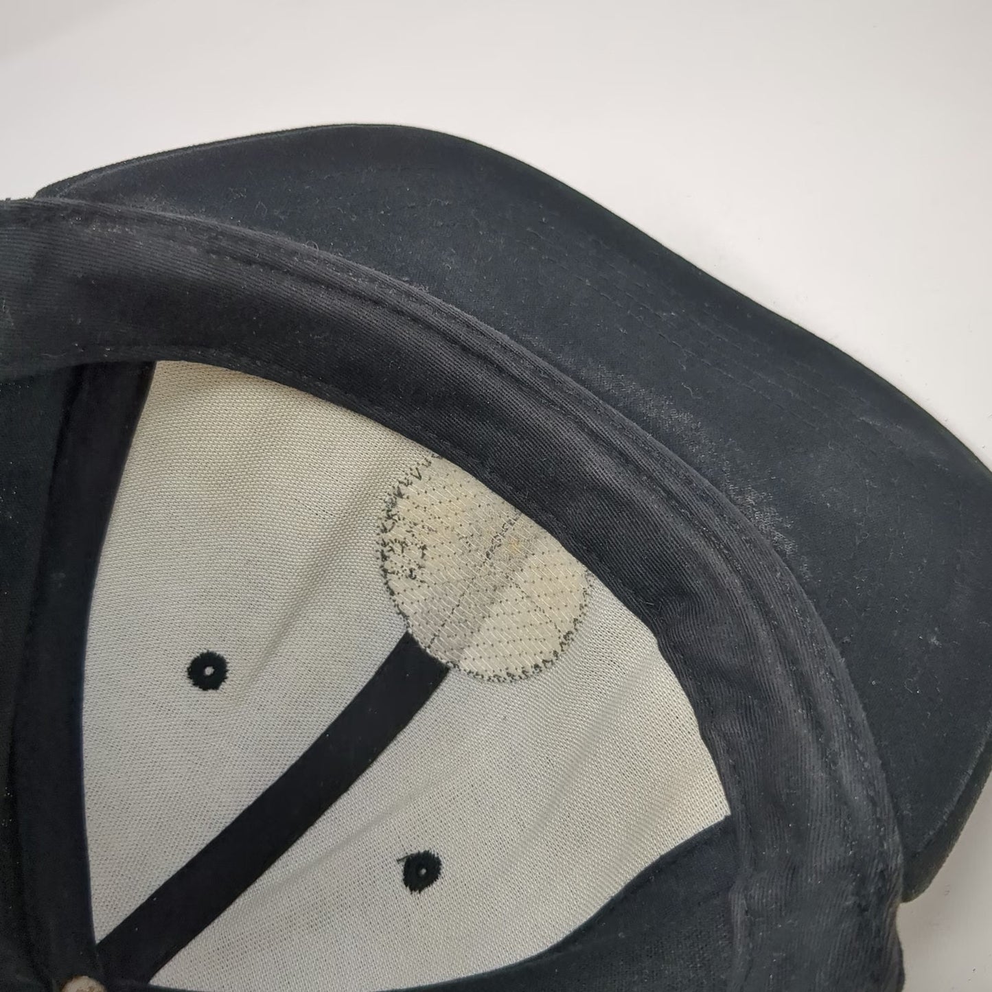 Roark Baseball Cap Black One Size Fear The Sea Skull Patch Slideback Cotton Hat