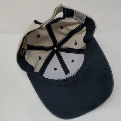Tidewater Strapback Hat Tan OSFA Embroidered American Dry Goods