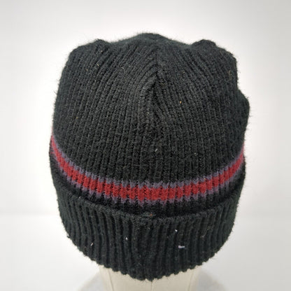 Weatherproof Knit Beanie Hat Black One Size Stretch Acrylic Outdoor