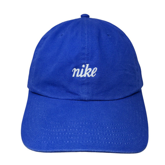 Nike Slideback Hat Blue OSFA Embroidered Solid 6 Panel Vent Holes