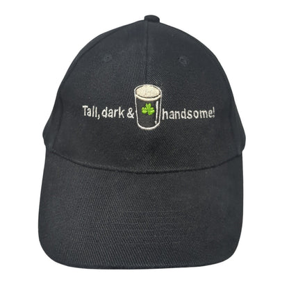 Tall Dark & handsome Baseball Cap Black OS Adjustable Embroidered Headlines