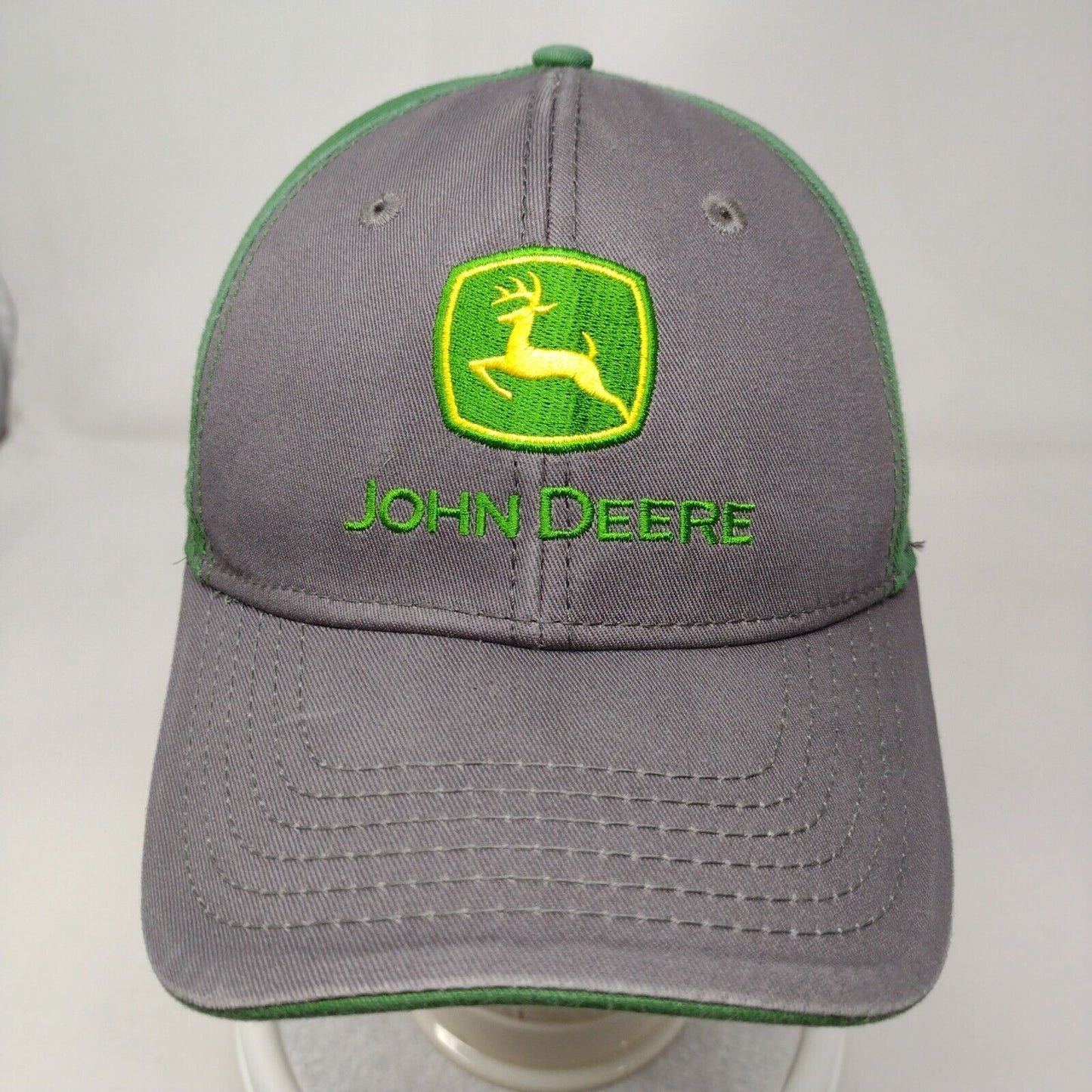 John Deere Strapback Hat Multi OSFA Bingham County Implement Colorblock