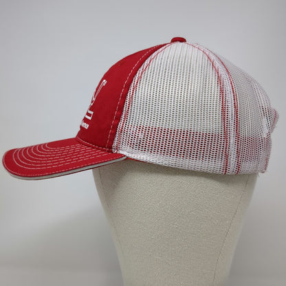 Outdoor Cap Trucker Hat Red One Size TSMT Commitment To Excellence Snapback Mesh