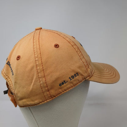 Attitude 101 Baseball Cap Orange One Size Fly Fishing Hancock NY Strapback Hat