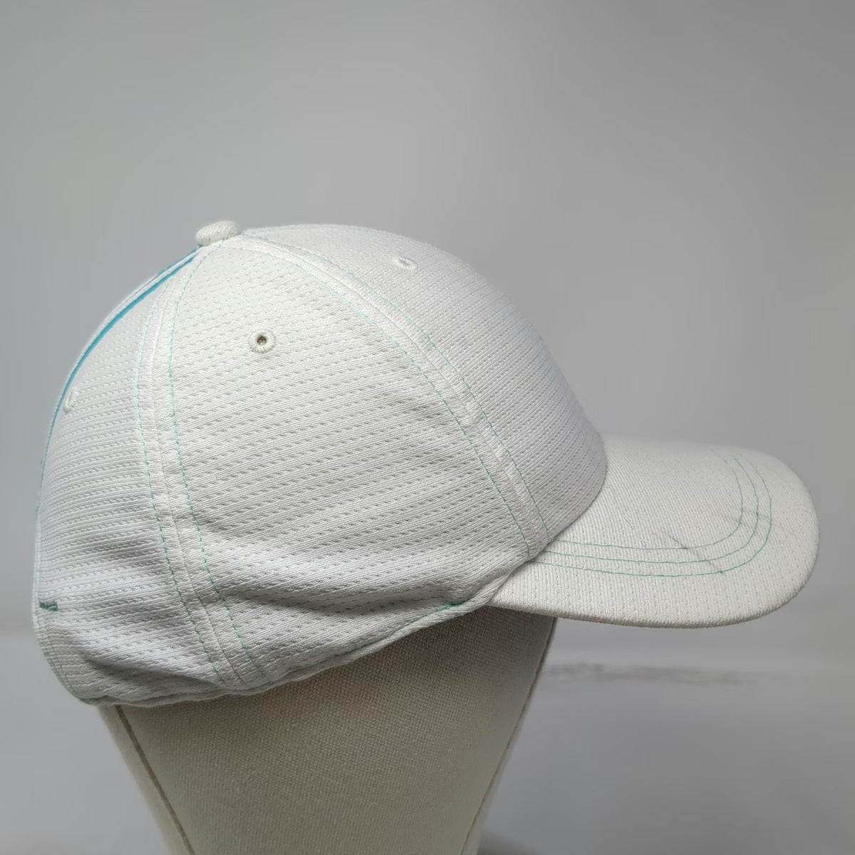 Adidas Baseball Cap White One Size ClimaCool Breathable Mesh Strapback Hat