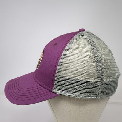 Legacy Trucker Hat Purple One Size be hippy Mountain Sunburst Mesh Snapback Hat