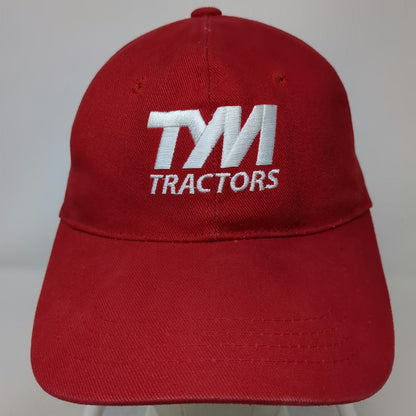 TYM Tractors Baseball Cap Red One Size Adjustable Strapback Farm Equipment Hat