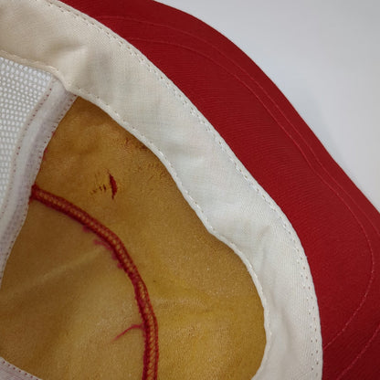 Kap King Trucker Hat Red 7 3/8 Wing Shoes Whittle's Winfield Ark Mesh Snapback
