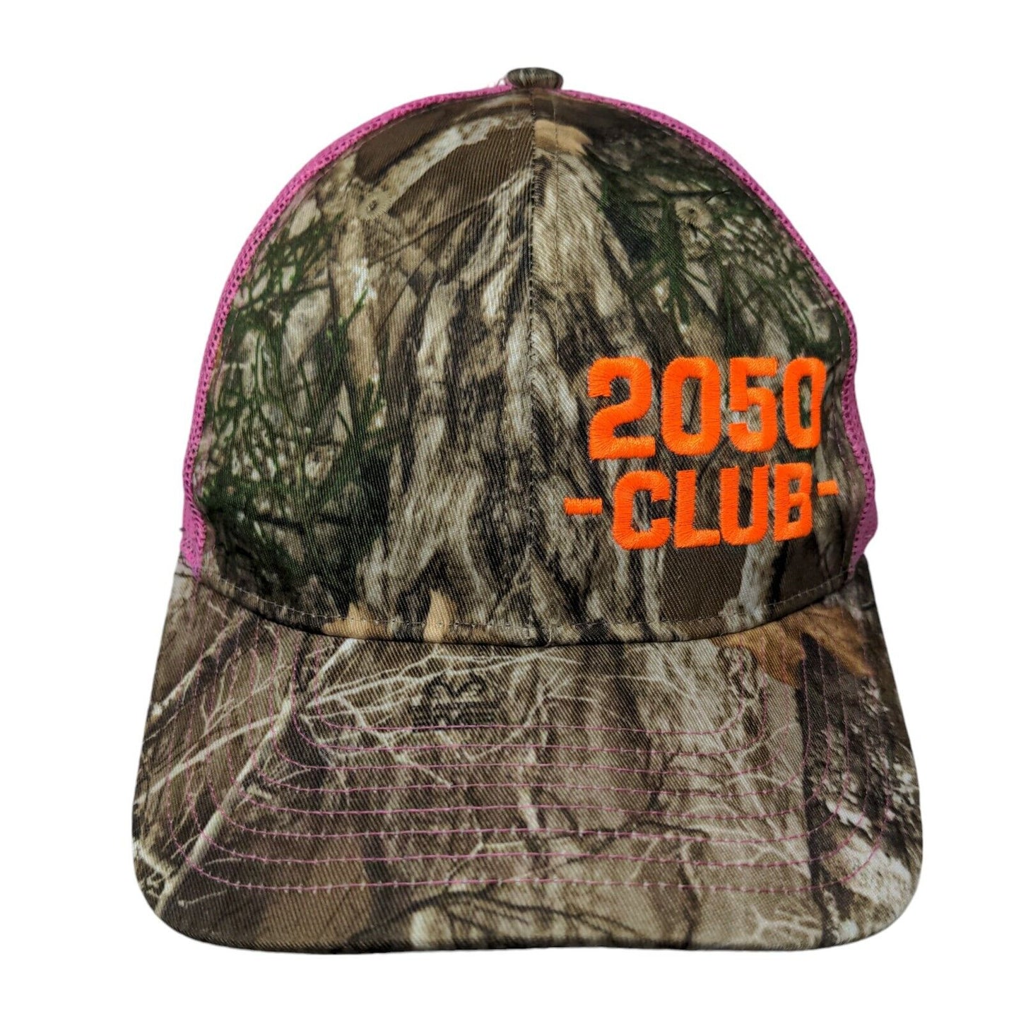 2050 Club Snapback Mesh Back Trucker Hat Camo Small Richardson