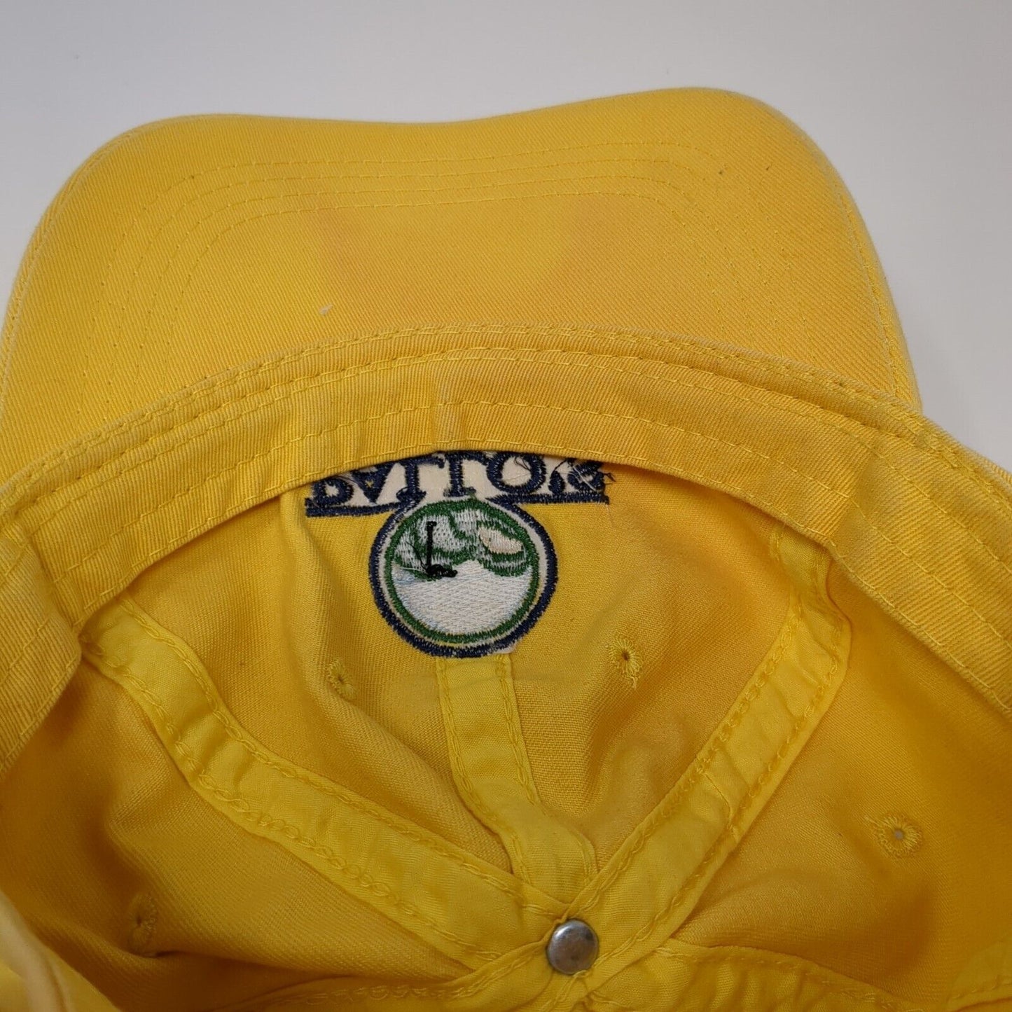 Pallo's Par 3 Golf Course Slideback Hat Yellow One Size Adjustable Outdoor Cap