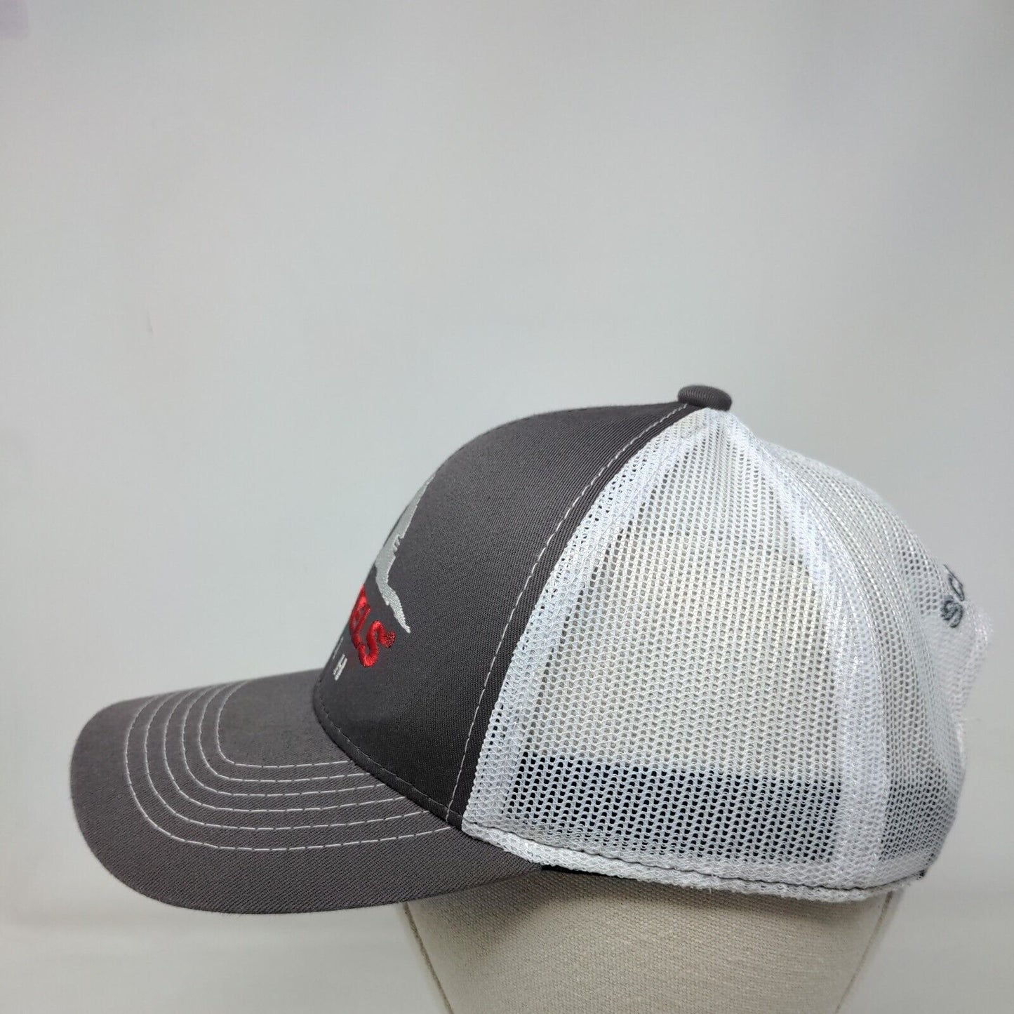 Scheels Utah Snapback Trucker Hat Gray OSFM Adjustable Mesh Back Outdoor Cap