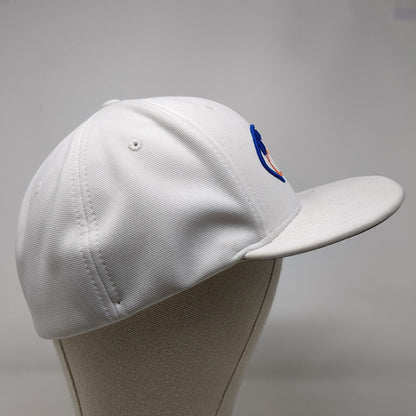 Optimist Football Fitted Hat White L/XL Flexfit Embroidered PTS20 Richardson