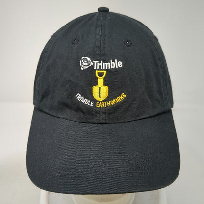KC Caps Baseball Cap Black One Size Trimble Earthworks Shovel Logo Work Hat