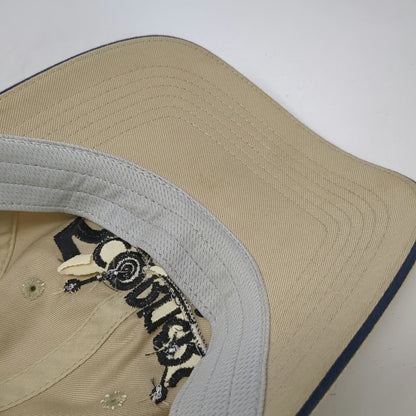 Port Authority Baseball Cap Beige One Size 5 Corners Bar Bamboo Strapback Hat
