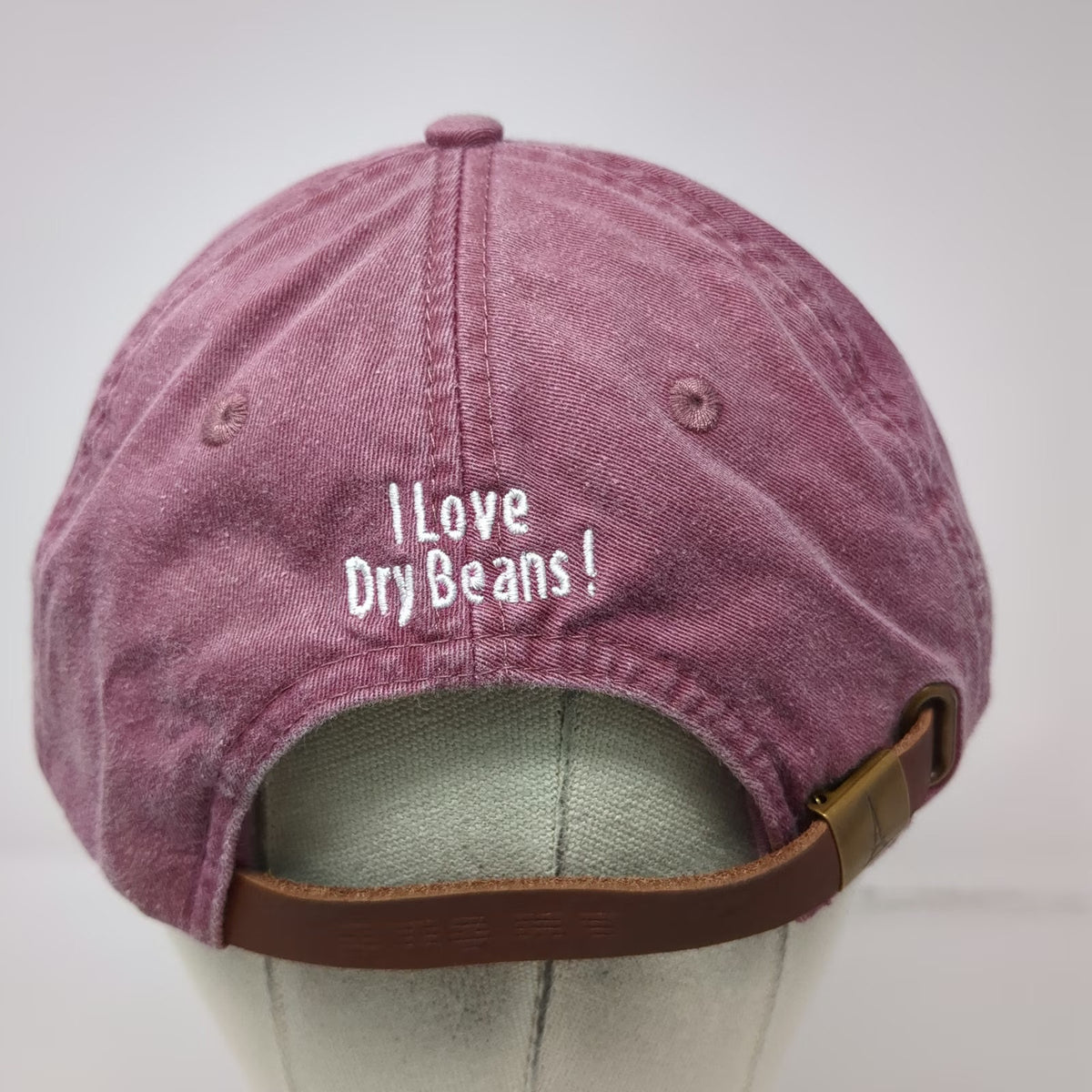 Adams Baseball Cap Red One Size USA Pulses I Love Dry Beans Hat Strapback Cotton