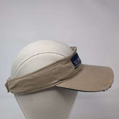 D.L. Evans Bank Idaho's Hometown Community Bank Sun Visor Hat Brown One Size