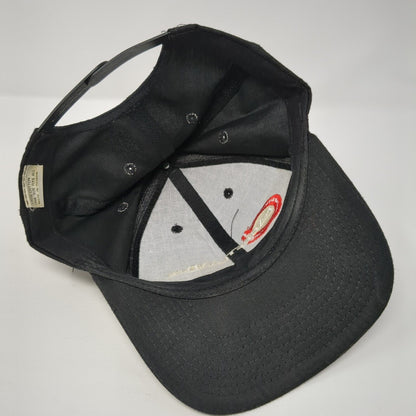 Carpetland USA Snapback Hat Black One Size Adjustable Embroidered Cotton