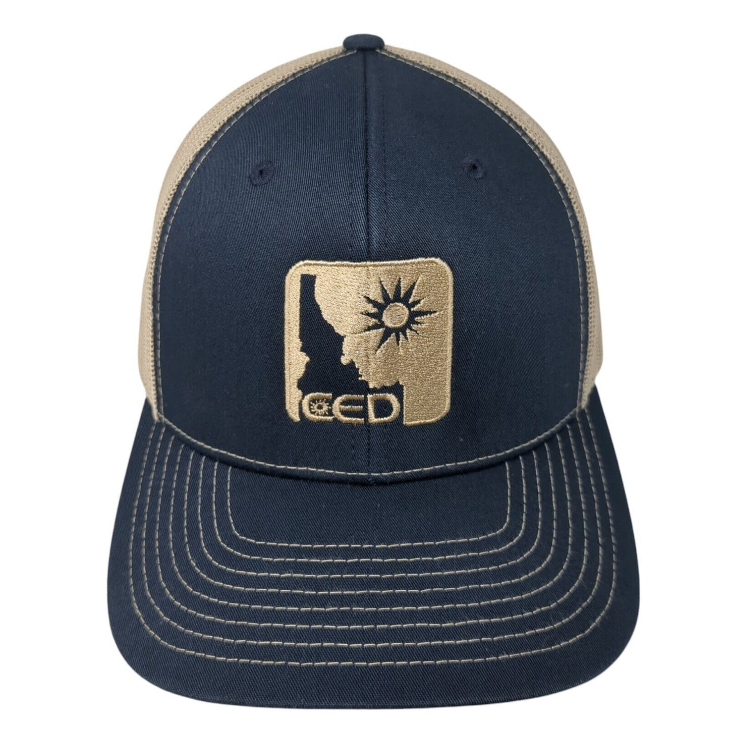 CED Boise Snapback Mesh Back Trucker Hat Multi One Size Richardson
